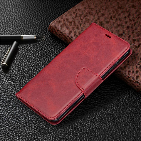 Custodia Portafoglio In Pelle Cover con Supporto L03 per Nokia 5.3 Rosso