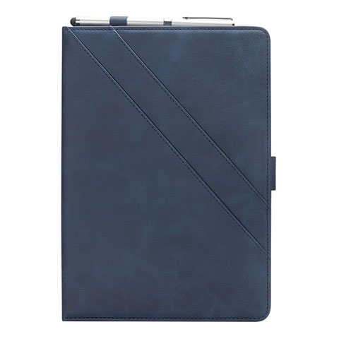 Custodia Portafoglio In Pelle Cover con Supporto L03 per Samsung Galaxy Tab S5e 4G 10.5 SM-T725 Blu