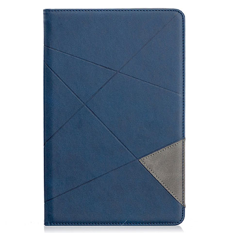 Custodia Portafoglio In Pelle Cover con Supporto L03 per Samsung Galaxy Tab S6 Lite 10.4 SM-P610 Blu