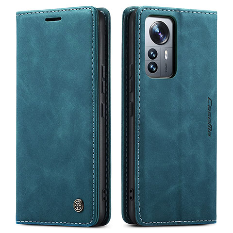 Custodia Portafoglio In Pelle Cover con Supporto L03 per Xiaomi Mi 12 Lite 5G Blu