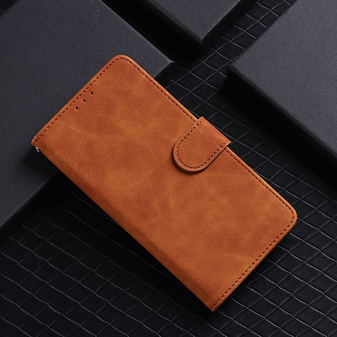 Custodia Portafoglio In Pelle Cover con Supporto L03Z per Xiaomi Mi Note 10 Lite Marrone