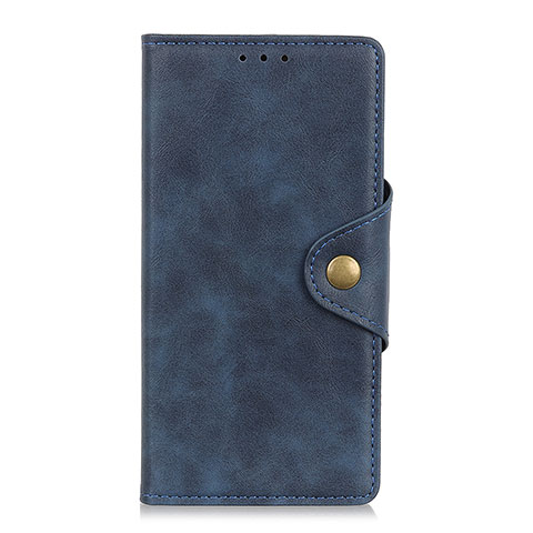 Custodia Portafoglio In Pelle Cover con Supporto L04 per Alcatel 1S (2019) Blu