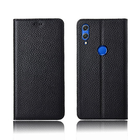 Custodia Portafoglio In Pelle Cover con Supporto L04 per Huawei Honor 8X Nero