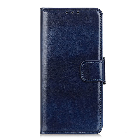 Custodia Portafoglio In Pelle Cover con Supporto L04 per Huawei P smart S Blu