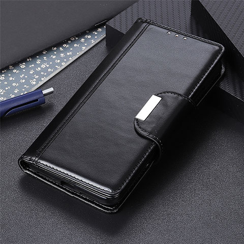 Custodia Portafoglio In Pelle Cover con Supporto L04 per Motorola Moto Edge Nero