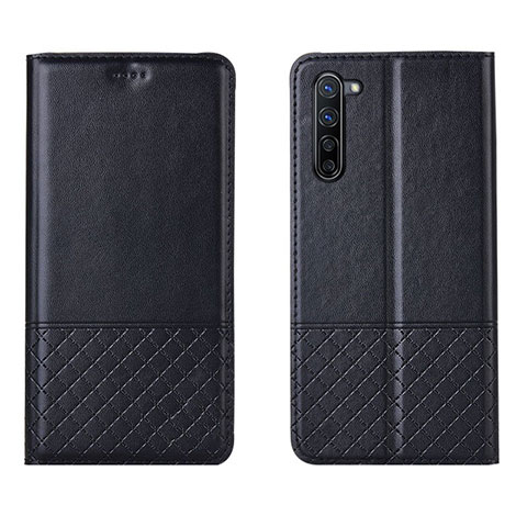 Custodia Portafoglio In Pelle Cover con Supporto L04 per Oppo Find X2 Lite Nero