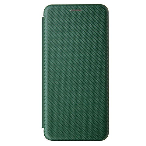 Custodia Portafoglio In Pelle Cover con Supporto L04Z per Samsung Galaxy F62 5G Verde