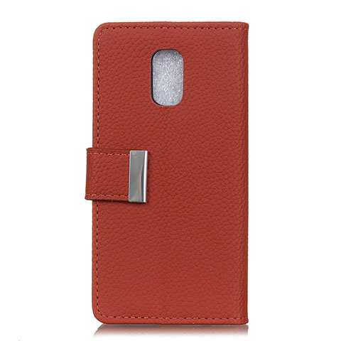 Custodia Portafoglio In Pelle Cover con Supporto L05 per Asus ZenFone V500KL Rosso Rosa