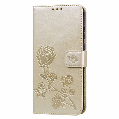 Custodia Portafoglio In Pelle Cover con Supporto L05 per Huawei Honor 9A Oro