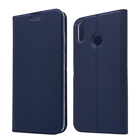 Custodia Portafoglio In Pelle Cover con Supporto L05 per Huawei Honor V10 Lite Blu