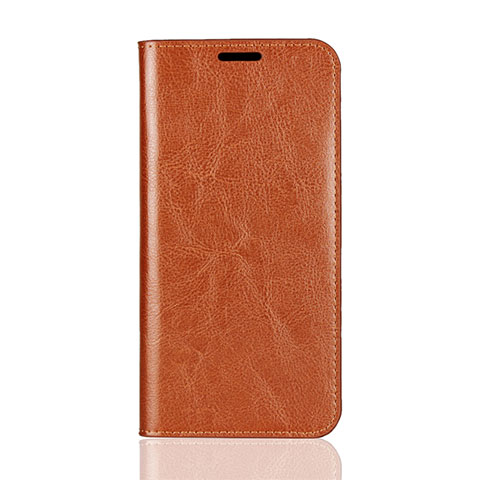 Custodia Portafoglio In Pelle Cover con Supporto L05 per Huawei Mate 20 Lite Arancione