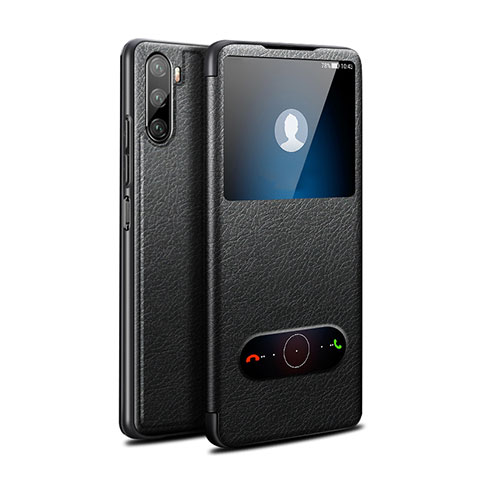 Custodia Portafoglio In Pelle Cover con Supporto L05 per Huawei Mate 40 Lite 5G Nero