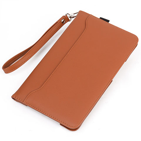 Custodia Portafoglio In Pelle Cover con Supporto L05 per Huawei MatePad 10.4 Arancione