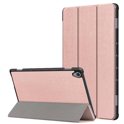 Custodia Portafoglio In Pelle Cover con Supporto L05 per Huawei MatePad 10.8 Oro Rosa