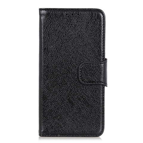 Custodia Portafoglio In Pelle Cover con Supporto L05 per Huawei P Smart (2021) Nero