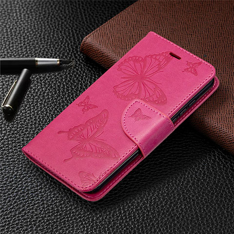 Custodia Portafoglio In Pelle Cover con Supporto L05 per Nokia 1.3 Rosa Caldo