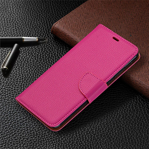 Custodia Portafoglio In Pelle Cover con Supporto L05 per Nokia 5.3 Rosa Caldo