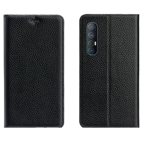 Custodia Portafoglio In Pelle Cover con Supporto L05 per Oppo Find X2 Neo Nero