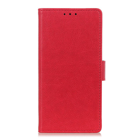 Custodia Portafoglio In Pelle Cover con Supporto L05 per Sony Xperia 8 Rosso