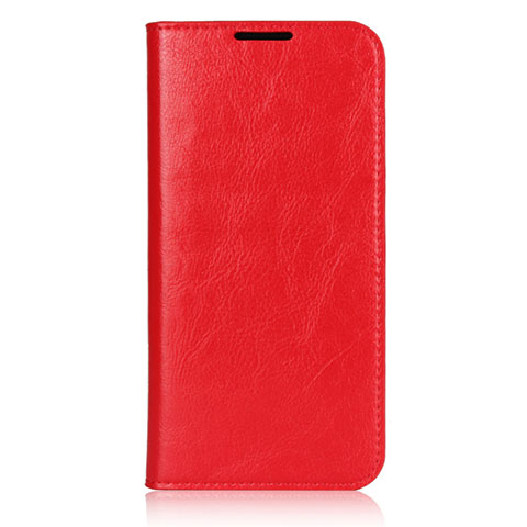 Custodia Portafoglio In Pelle Cover con Supporto L05 per Xiaomi Redmi Note 7 Pro Rosso