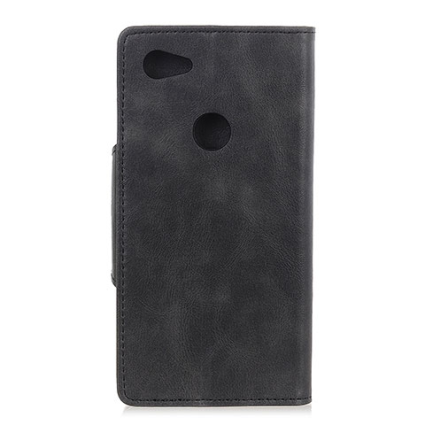 Custodia Portafoglio In Pelle Cover con Supporto L06 per Google Pixel 3a XL Nero