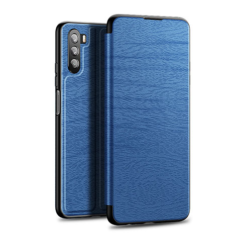 Custodia Portafoglio In Pelle Cover con Supporto L06 per Huawei Mate 40 Lite 5G Blu