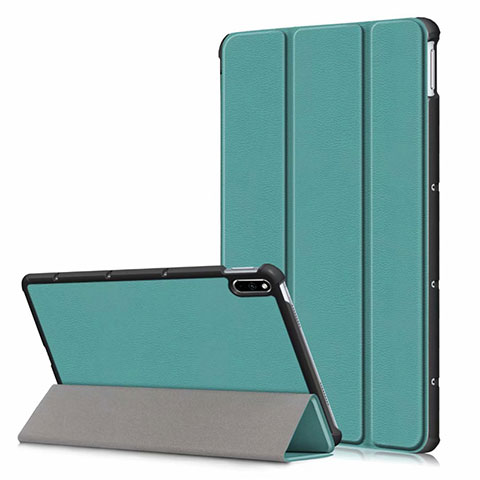 Custodia Portafoglio In Pelle Cover con Supporto L06 per Huawei MatePad 10.4 Verde