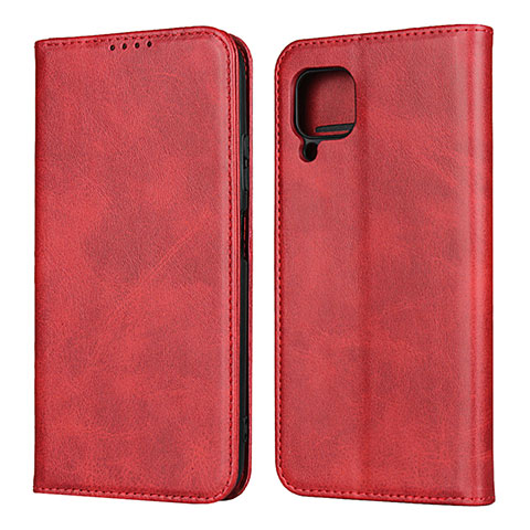 Custodia Portafoglio In Pelle Cover con Supporto L06 per Huawei P40 Lite Rosso