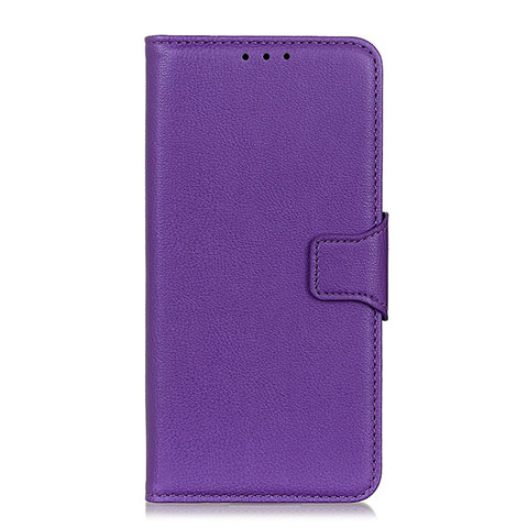 Custodia Portafoglio In Pelle Cover con Supporto L06 per Motorola Moto G Power Viola