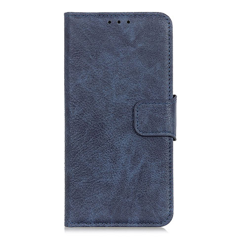 Custodia Portafoglio In Pelle Cover con Supporto L06 per OnePlus 7T Pro 5G Blu