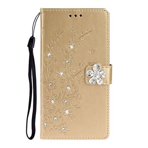 Custodia Portafoglio In Pelle Cover con Supporto L06 per Samsung Galaxy A51 5G Oro