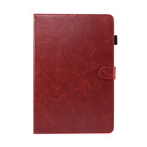 Custodia Portafoglio In Pelle Cover con Supporto L06 per Samsung Galaxy Tab S5e 4G 10.5 SM-T725 Rosso Rosa