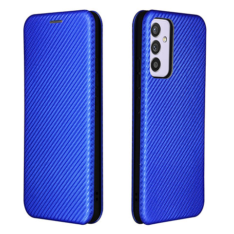 Custodia Portafoglio In Pelle Cover con Supporto L06Z per Samsung Galaxy A25 5G Blu