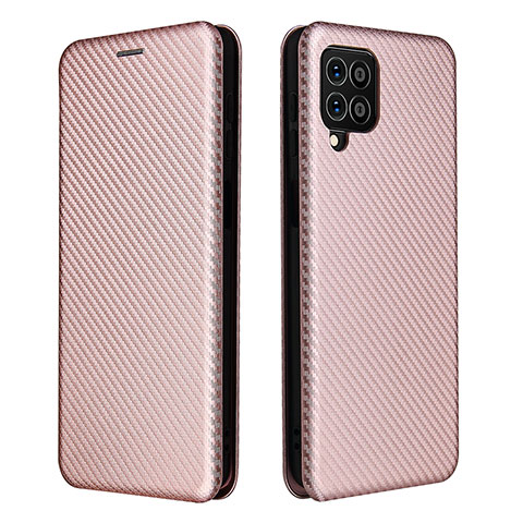 Custodia Portafoglio In Pelle Cover con Supporto L06Z per Samsung Galaxy M62 4G Oro Rosa