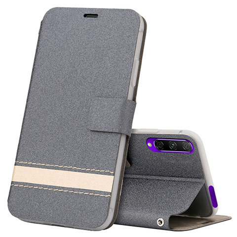 Custodia Portafoglio In Pelle Cover con Supporto L07 per Huawei Honor 9X Pro Grigio