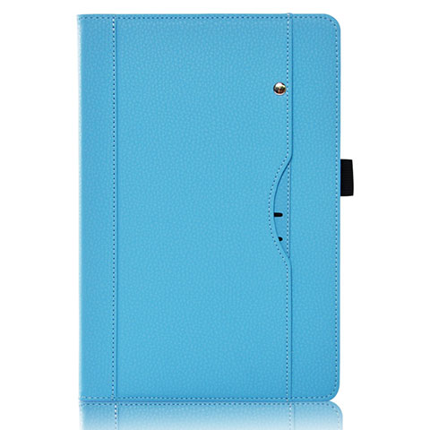 Custodia Portafoglio In Pelle Cover con Supporto L07 per Huawei MediaPad M6 8.4 Cielo Blu