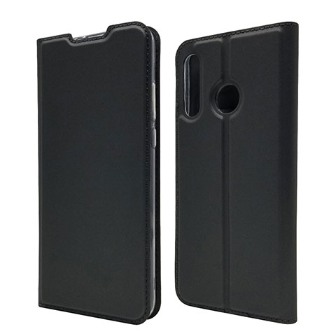 Custodia Portafoglio In Pelle Cover con Supporto L07 per Huawei P30 Lite XL Nero