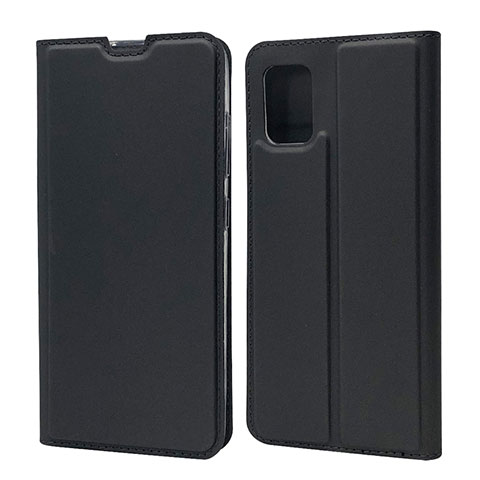 Custodia Portafoglio In Pelle Cover con Supporto L07 per Samsung Galaxy A71 5G Nero