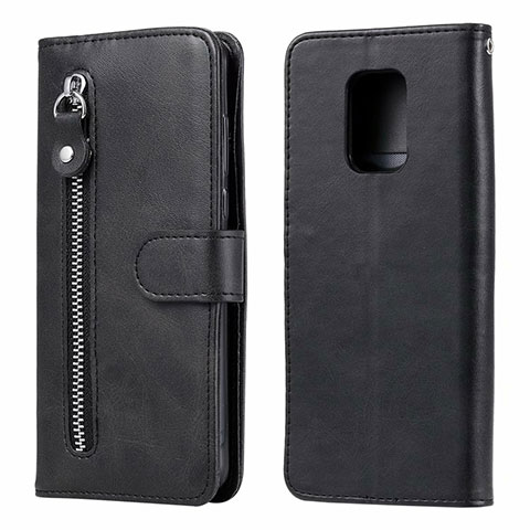 Custodia Portafoglio In Pelle Cover con Supporto L07 per Xiaomi Redmi Note 9 Pro Max Nero