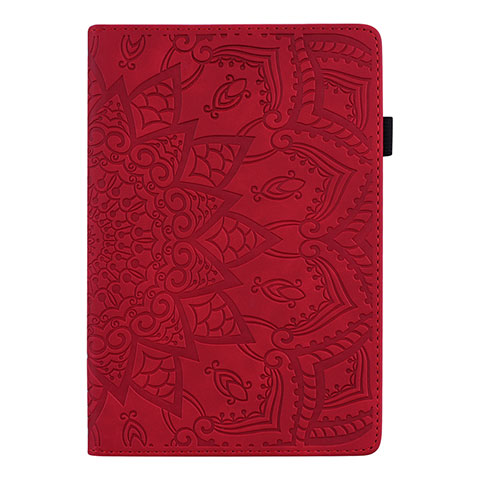 Custodia Portafoglio In Pelle Cover con Supporto L08 per Huawei MediaPad M6 8.4 Rosso