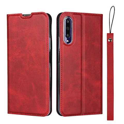 Custodia Portafoglio In Pelle Cover con Supporto L09 per Huawei Honor 9X Pro Rosso