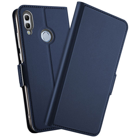 Custodia Portafoglio In Pelle Cover con Supporto L10 per Huawei Honor 10 Lite Blu