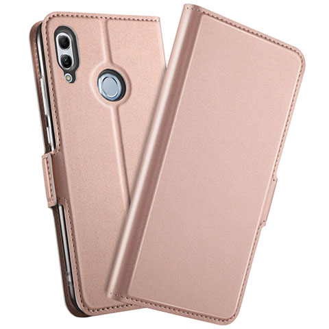 Custodia Portafoglio In Pelle Cover con Supporto L10 per Huawei Honor 10 Lite Oro Rosa