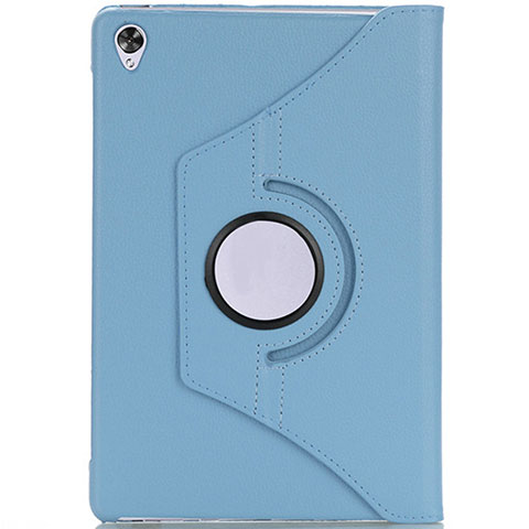Custodia Portafoglio In Pelle Cover con Supporto L10 per Huawei MediaPad M6 10.8 Cielo Blu