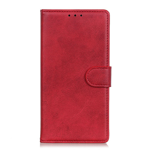 Custodia Portafoglio In Pelle Cover con Supporto L11 per Motorola Moto Edge Rosso