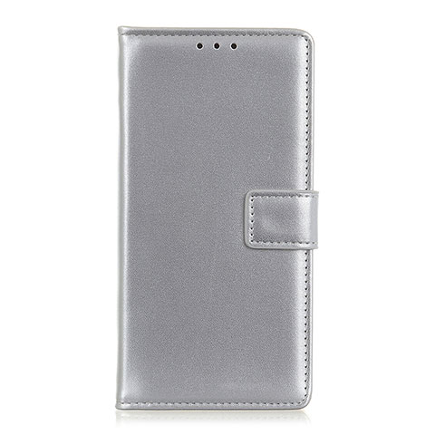 Custodia Portafoglio In Pelle Cover con Supporto L12 per Huawei Mate 40 Lite 5G Argento