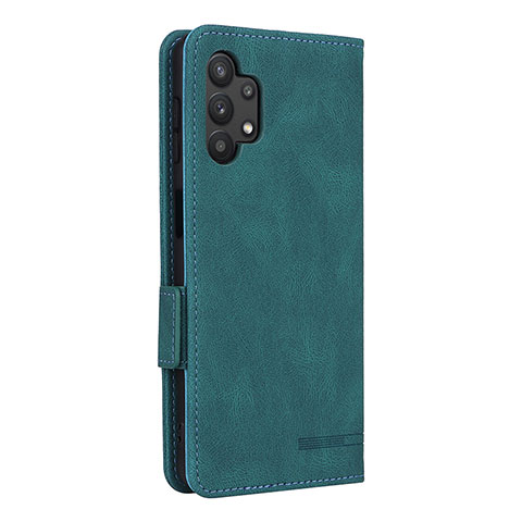 Custodia Portafoglio In Pelle Cover con Supporto L13Z per Samsung Galaxy M32 5G Verde