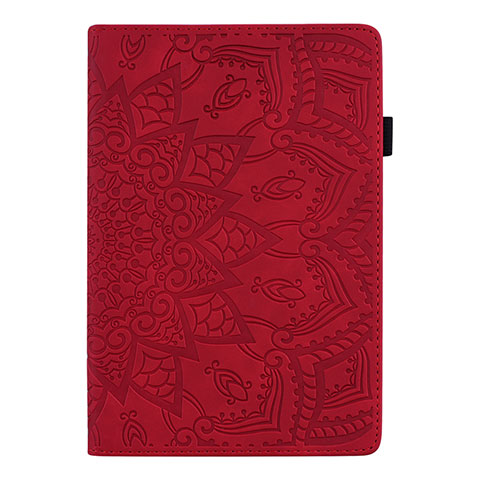 Custodia Portafoglio In Pelle Cover con Supporto L14 per Huawei MediaPad M6 10.8 Rosso