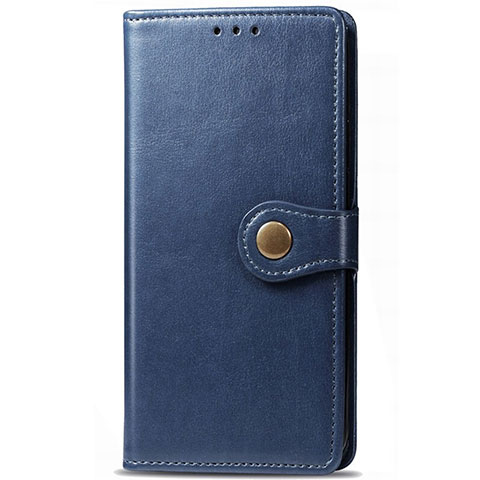 Custodia Portafoglio In Pelle Cover con Supporto L14 per Huawei Y9s Blu