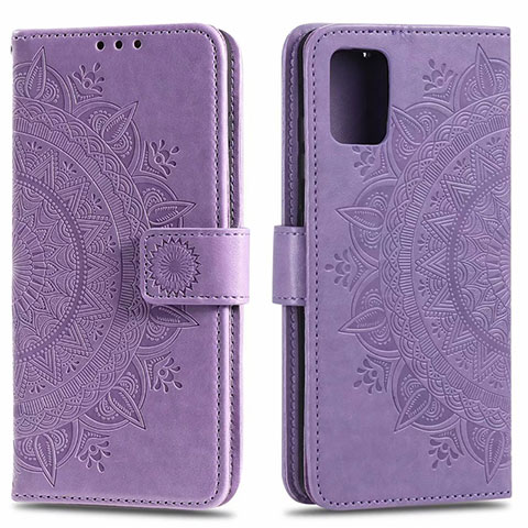 Custodia Portafoglio In Pelle Cover con Supporto L15 per Samsung Galaxy A51 5G Viola